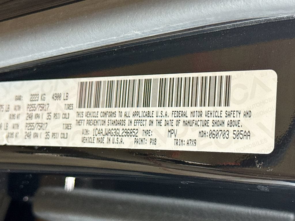 2016 Jeep Wrangler Sport