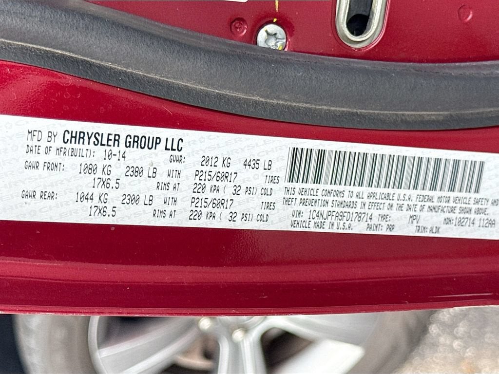 2015 Jeep Patriot High Altitude Edition