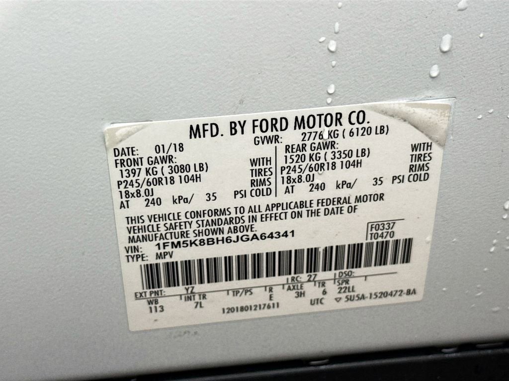 2018 Ford Explorer Base