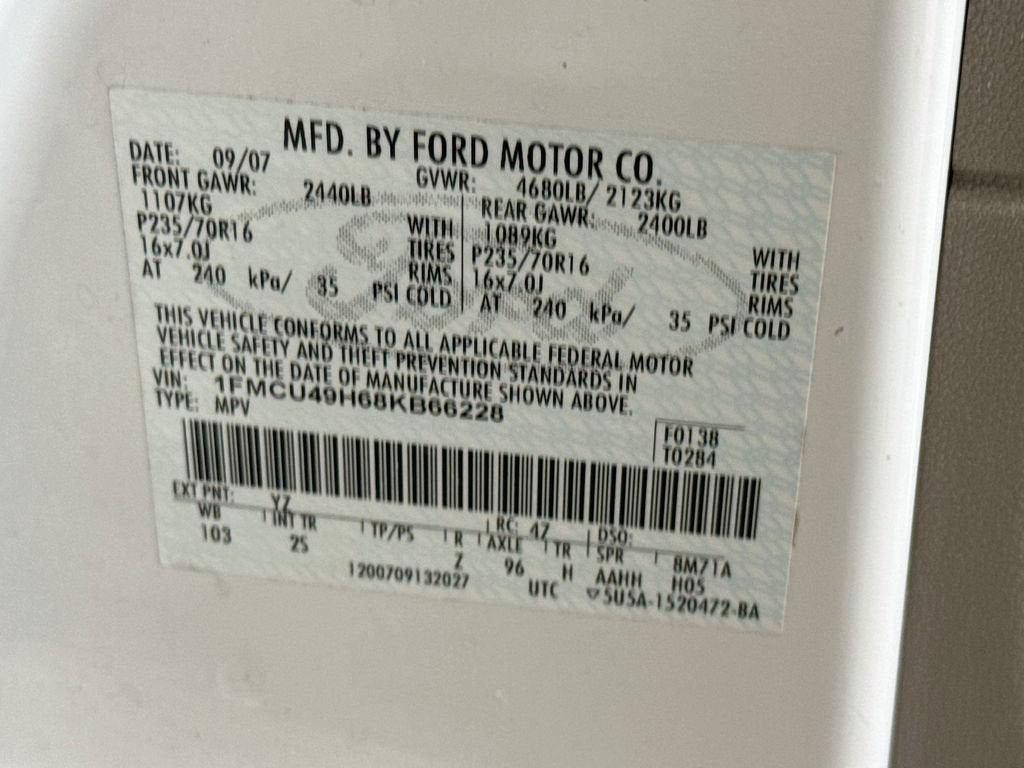 2008 Ford Escape Hybrid Hybrid