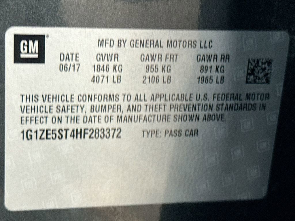 2017 Chevrolet Malibu LT