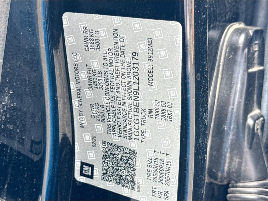 2020 Chevrolet Colorado WT