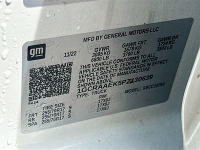 2023 Chevrolet Silverado 1500 WT