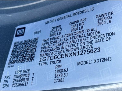 2022 GMC Canyon Elevation