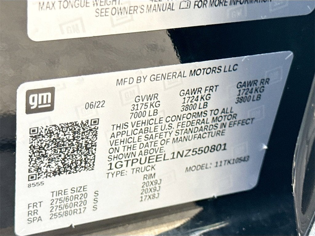 2022 GMC Sierra 1500 AT4