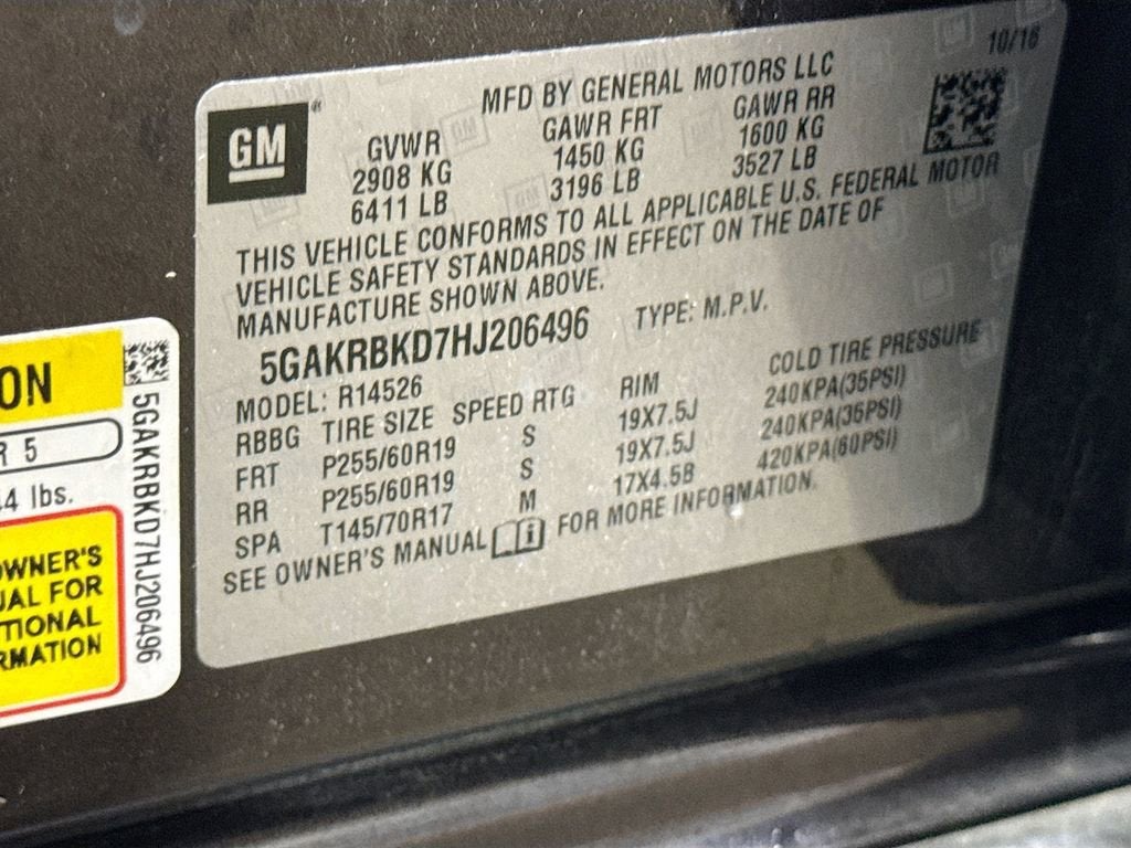 2017 Buick Enclave Leather