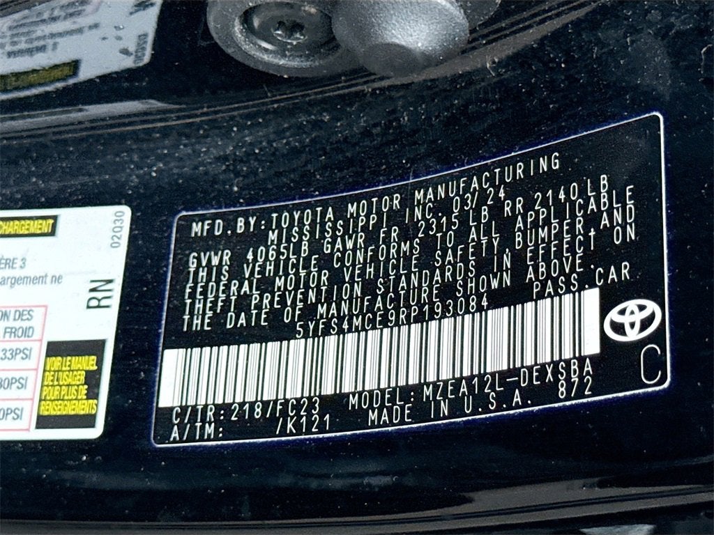 2024 Toyota Corolla SE