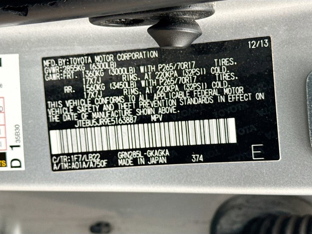 2014 Toyota 4Runner Limited