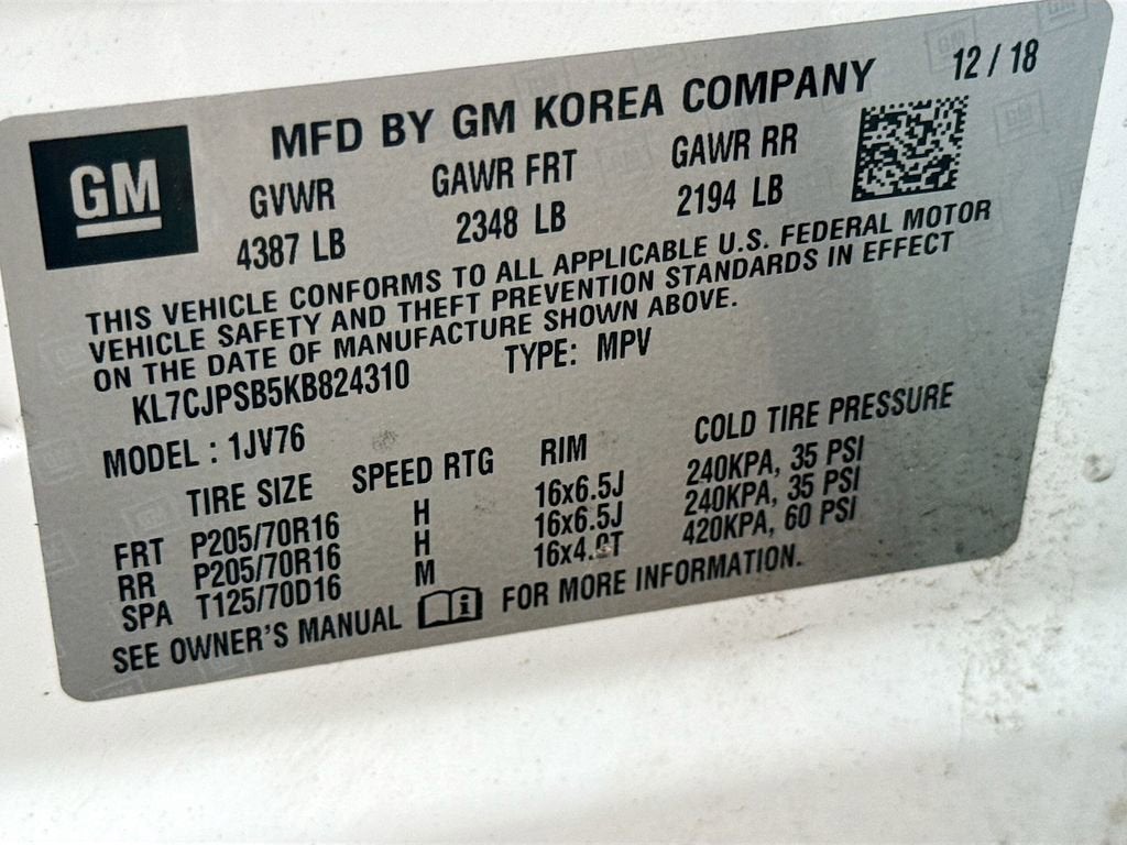 2019 Chevrolet Trax LT