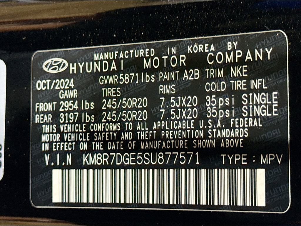 2025 Hyundai Palisade Calligraphy Night Edition