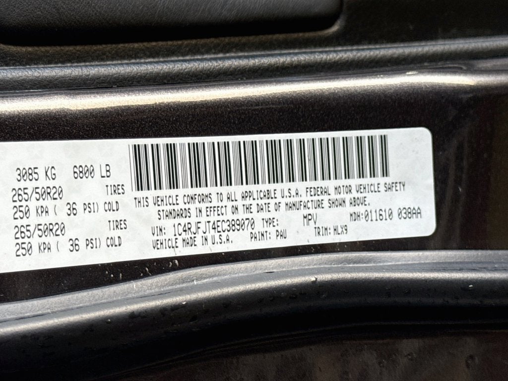 2014 Jeep Grand Cherokee Summit