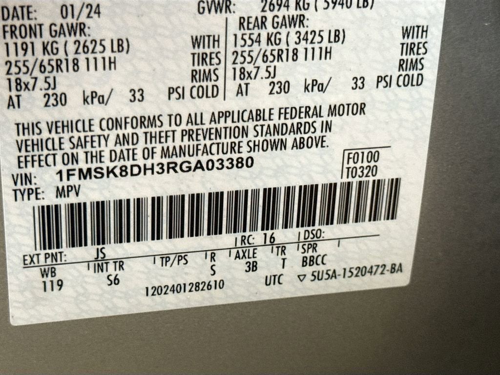 2024 Ford Explorer XLT