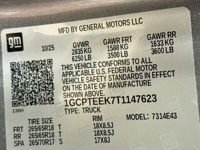 2026 Chevrolet Colorado Trail Boss