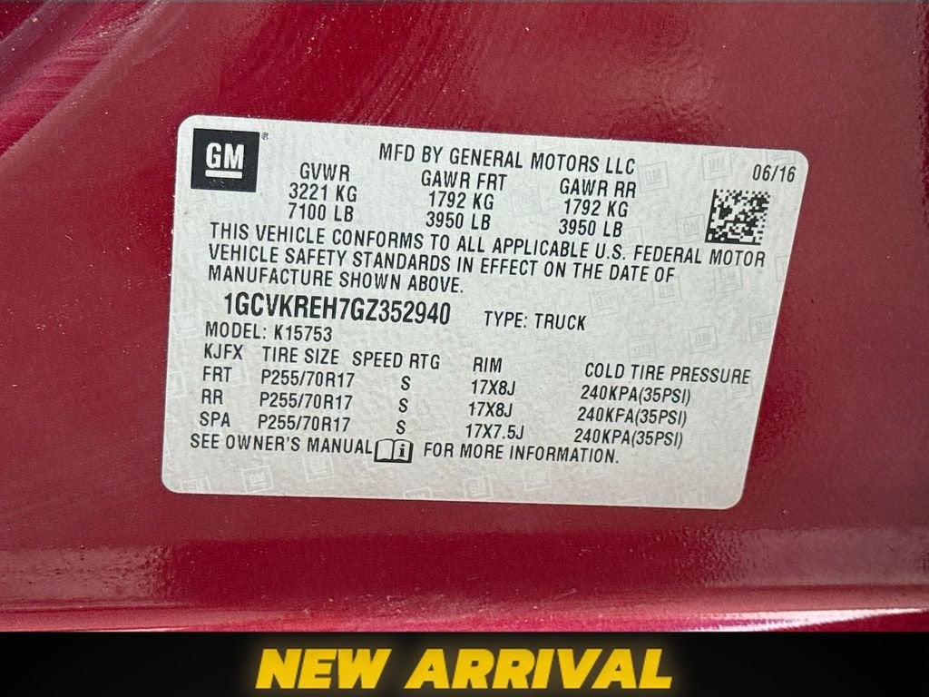 2016 Chevrolet Silverado 1500 LT