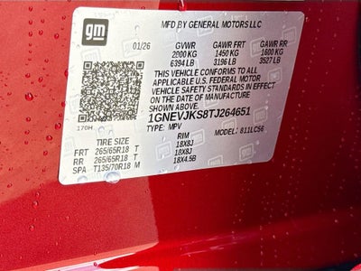 2026 Chevrolet Traverse Z71