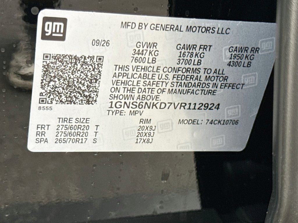 2027 Chevrolet Tahoe LT