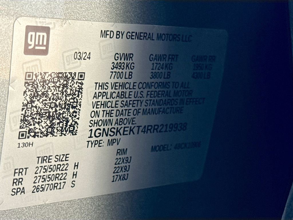 2024 Chevrolet Suburban RST