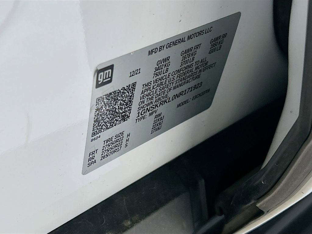 2022 Chevrolet Tahoe RST