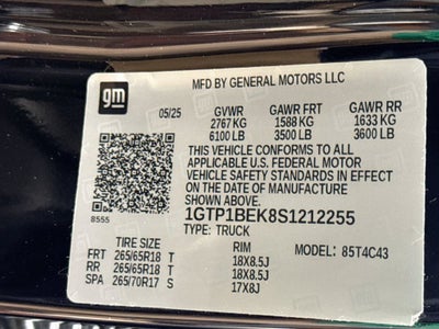 2025 GMC Canyon Elevation