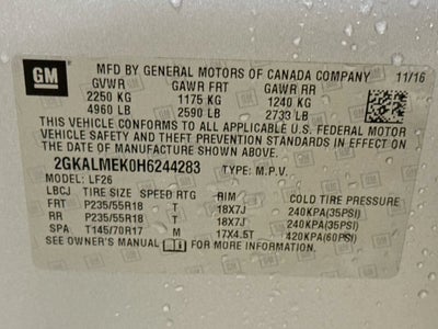 2017 GMC Terrain SLE
