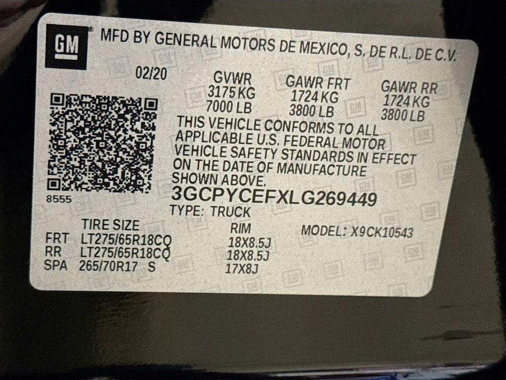 2020 Chevrolet Silverado 1500 Custom Trail Boss