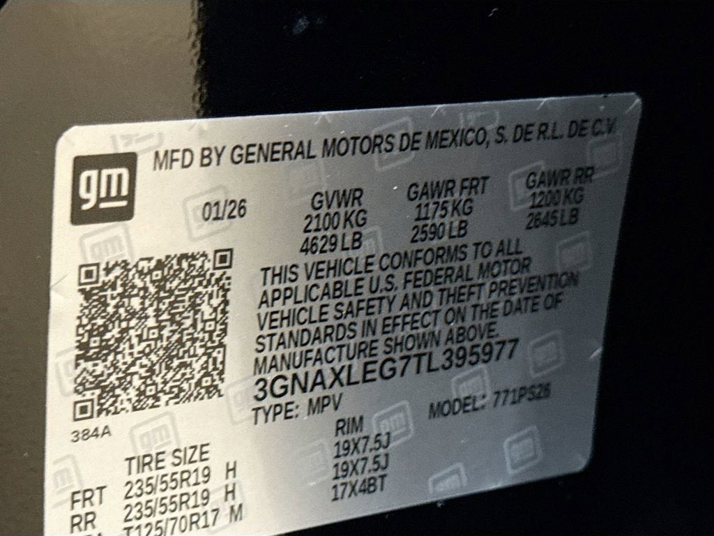 2026 Chevrolet Equinox RS