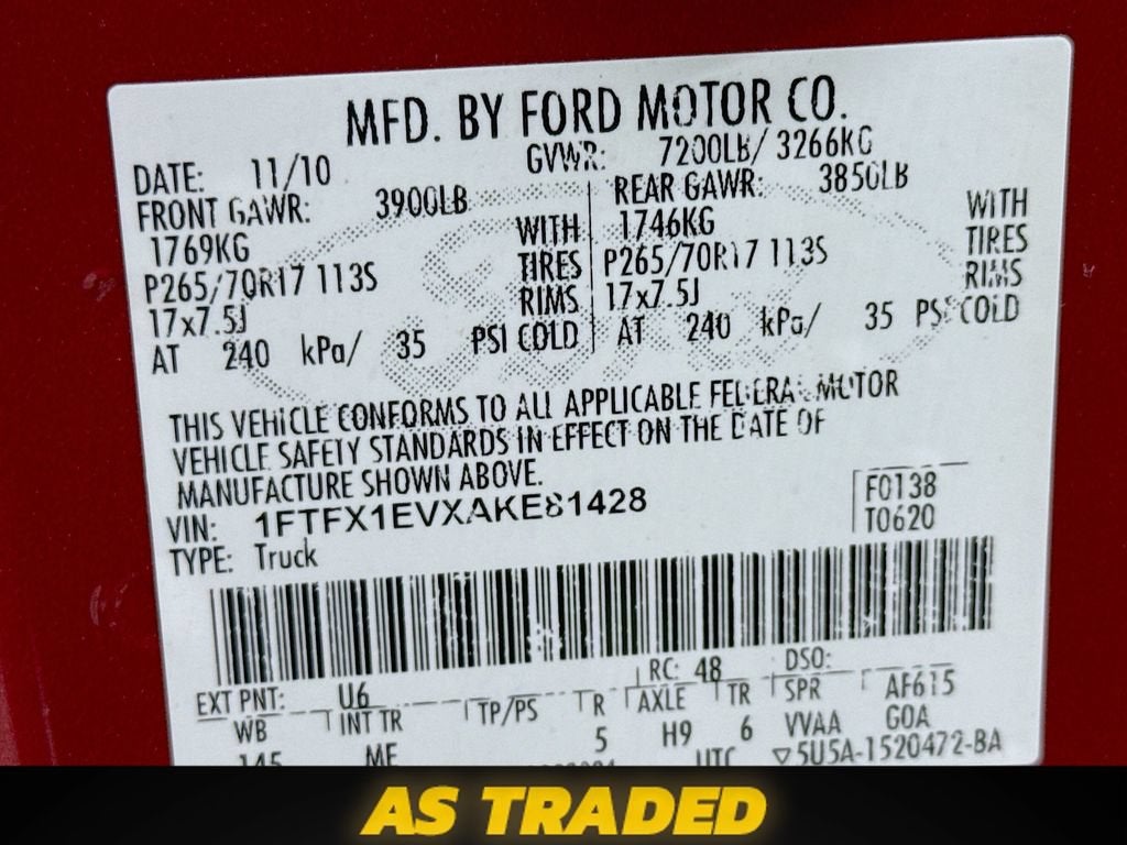 2010 Ford F-150 XLT