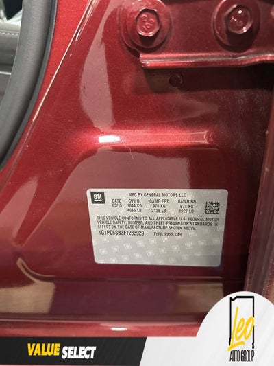 2015 Chevrolet Cruze LT