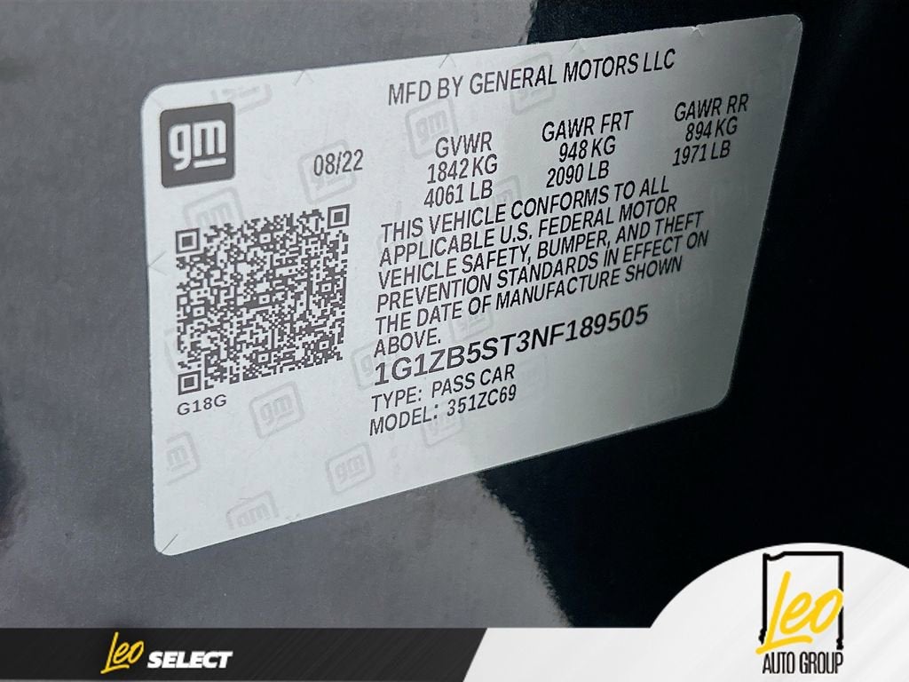 2022 Chevrolet Malibu LS