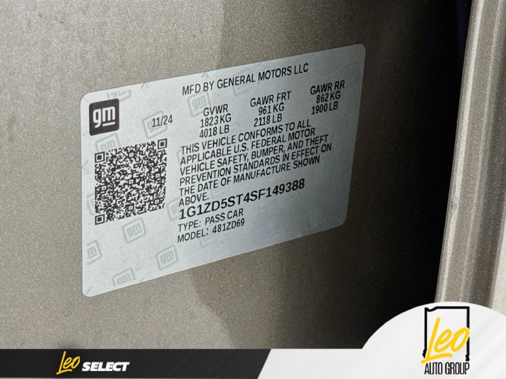 2025 Chevrolet Malibu 1LT