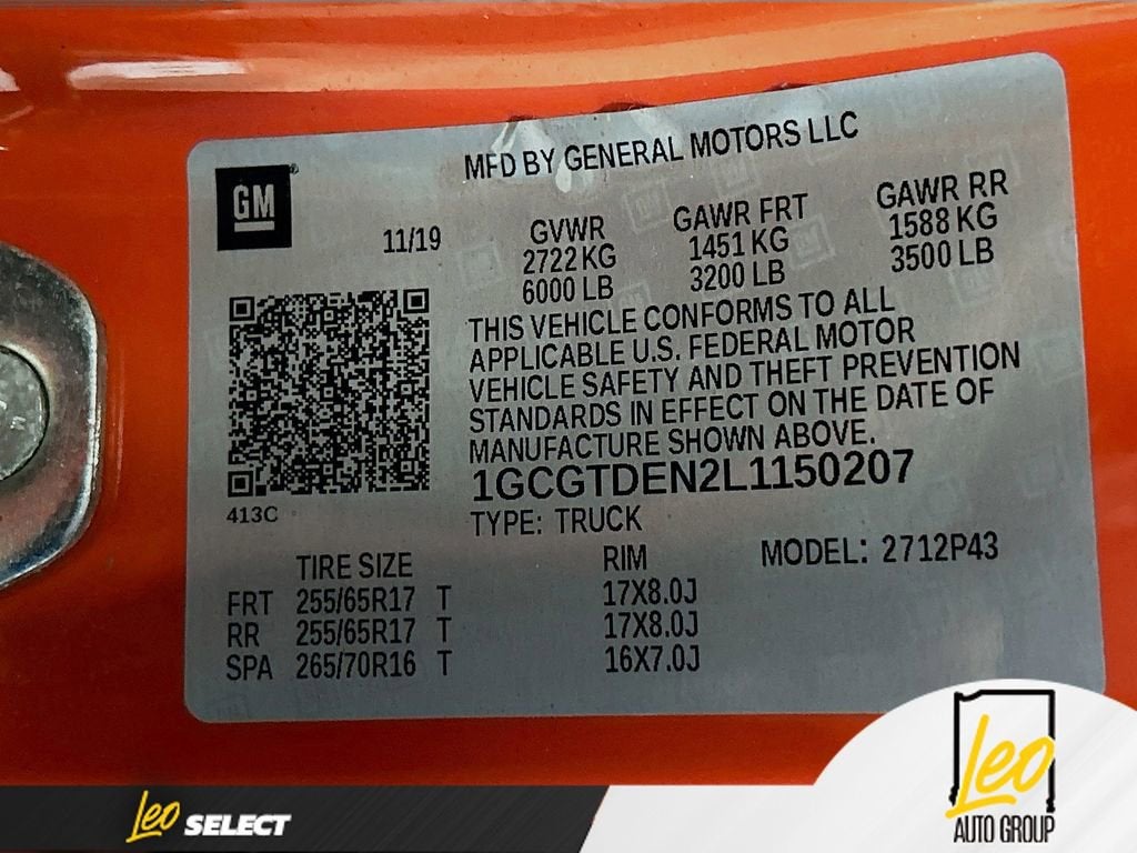 2020 Chevrolet Colorado Z71