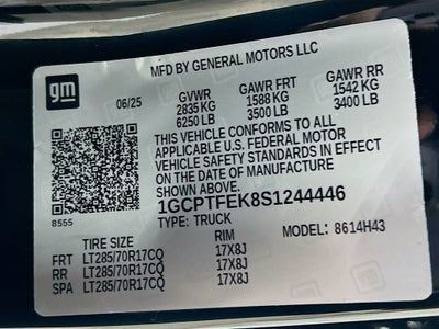 2025 Chevrolet Colorado ZR2