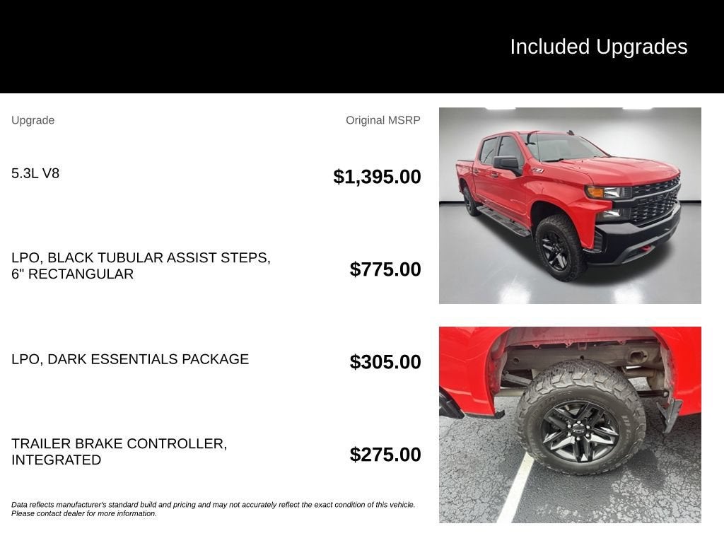 2021 Chevrolet Silverado 1500 Custom Trail Boss