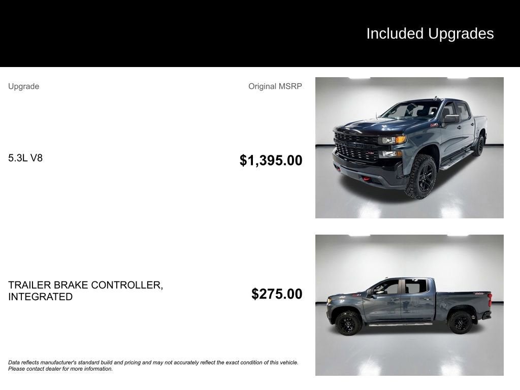 2021 Chevrolet Silverado 1500 Custom Trail Boss