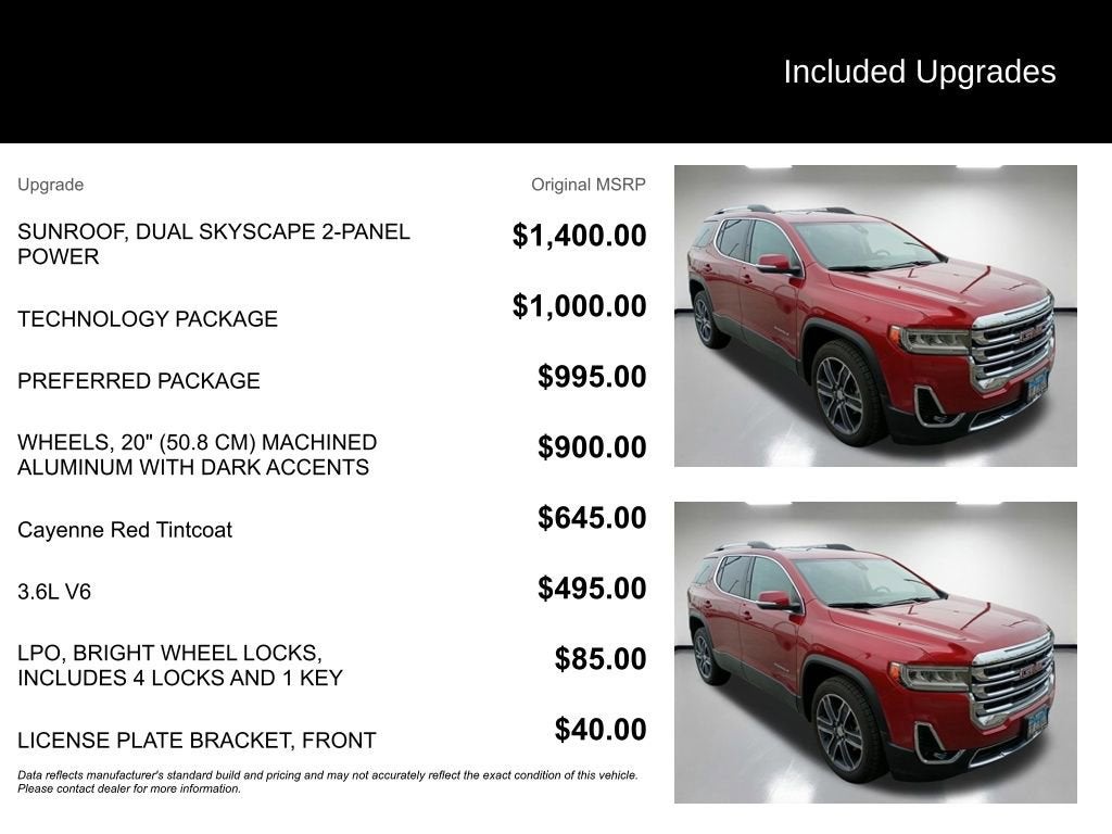 2021 GMC Acadia SLT