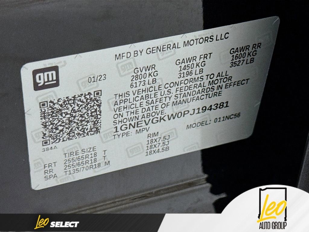 2023 Chevrolet Traverse LT Cloth