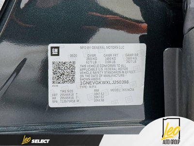 2020 Chevrolet Traverse LT Cloth