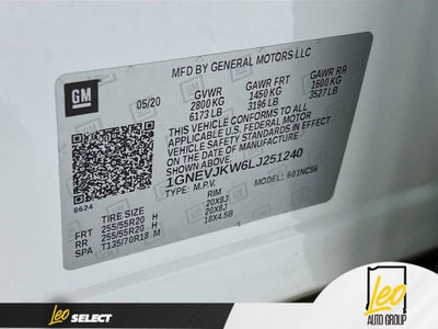 2020 Chevrolet Traverse RS