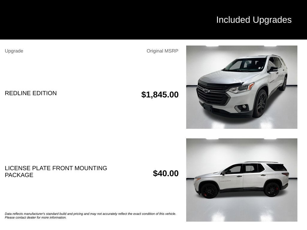 2020 Chevrolet Traverse Premier