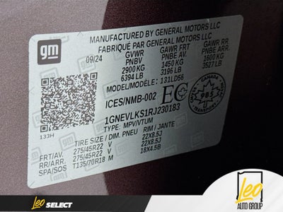 2024 Chevrolet Traverse RS