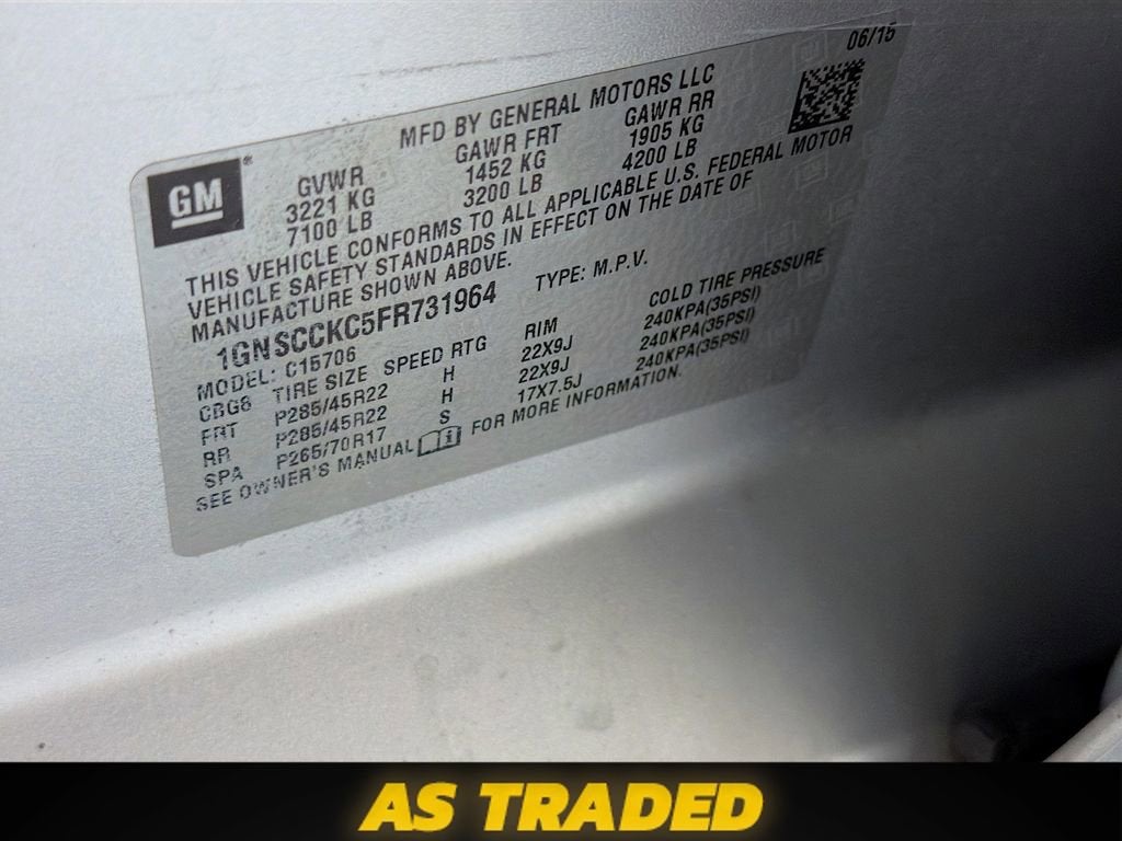 2015 Chevrolet Tahoe LTZ