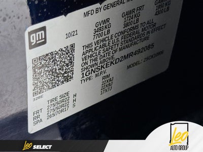 2021 Chevrolet Suburban RST