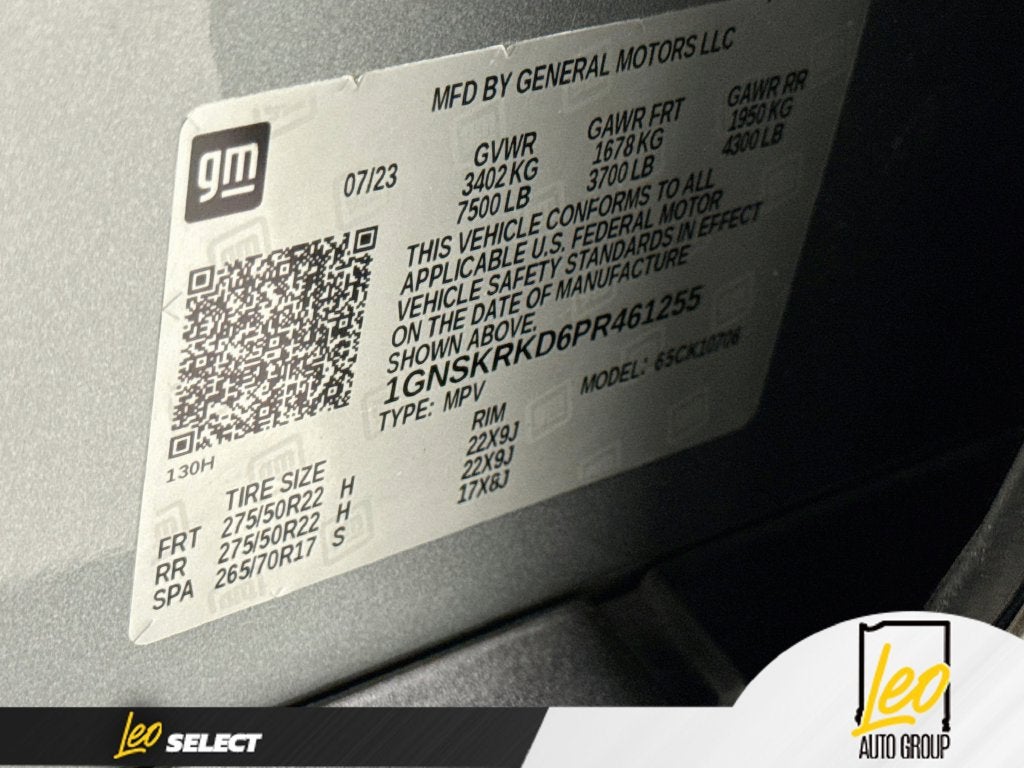 2023 Chevrolet Tahoe RST