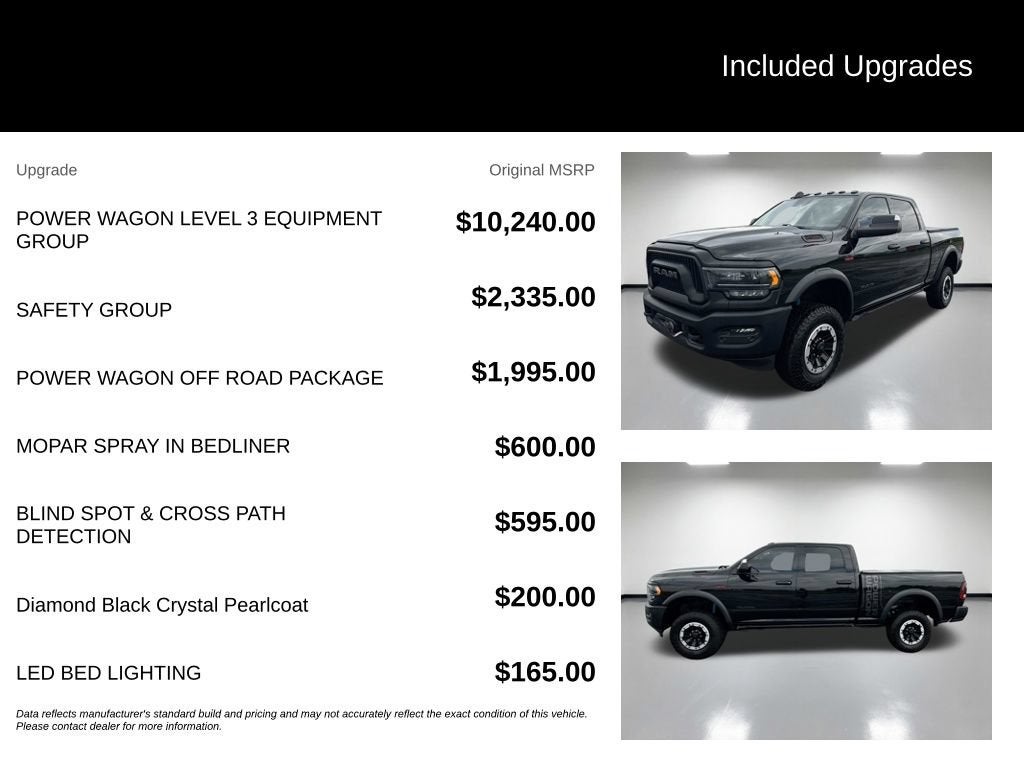 2022 RAM 2500 Power Wagon Crew Cab 4x4 6'4" Box
