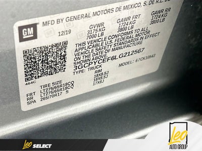 2020 Chevrolet Silverado 1500 Custom Trail Boss