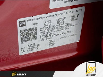 2022 Chevrolet Silverado 1500 LTD LT Trail Boss