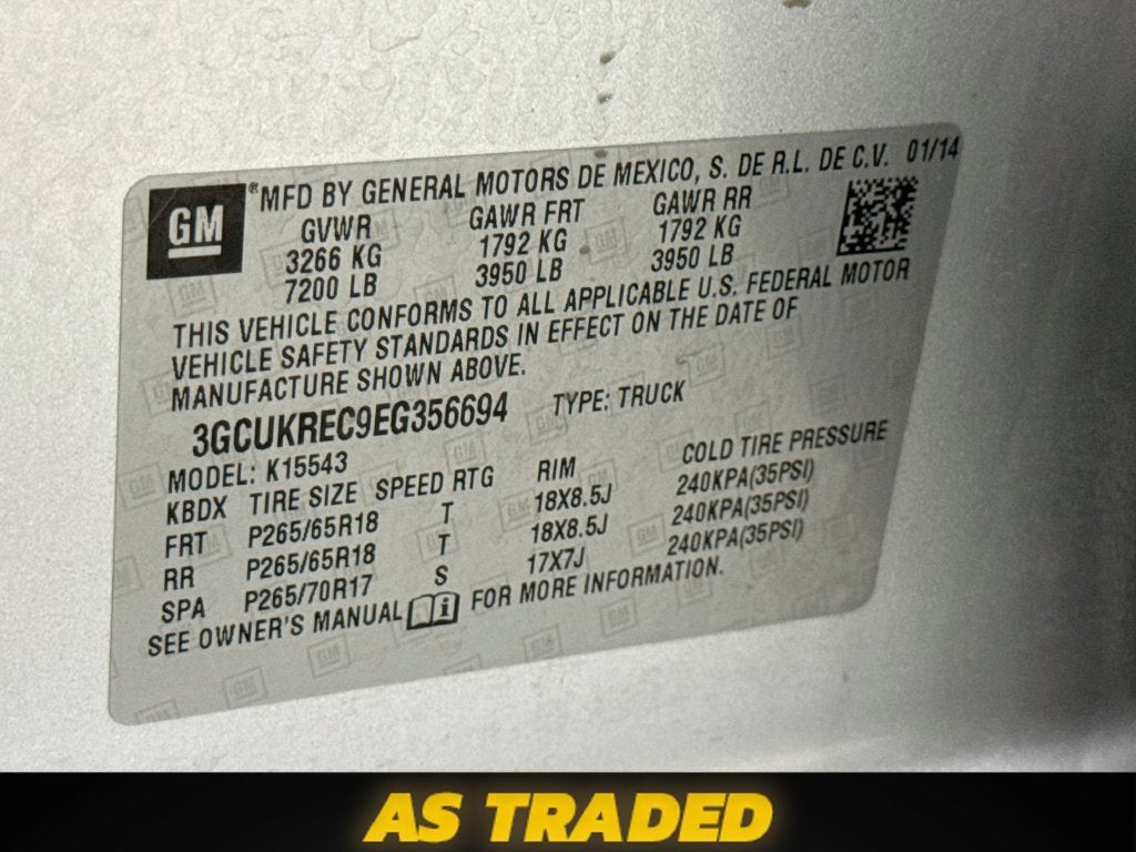 2014 Chevrolet Silverado 1500 LT