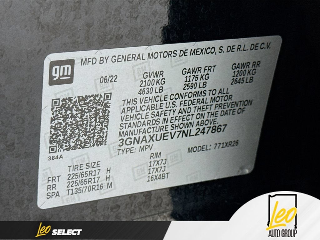 2022 Chevrolet Equinox LT