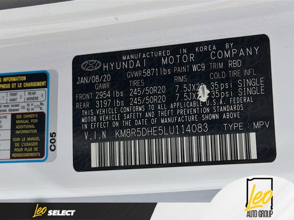 2020 Hyundai Palisade Limited