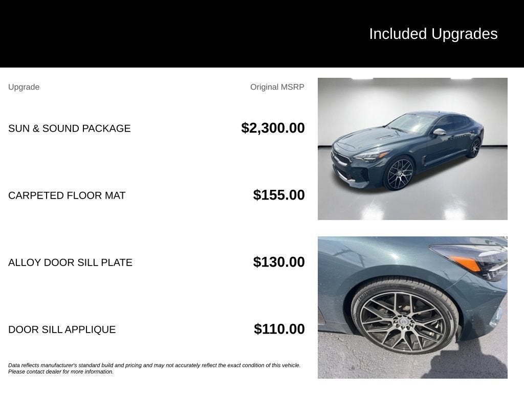 2022 Kia Stinger GT-Line